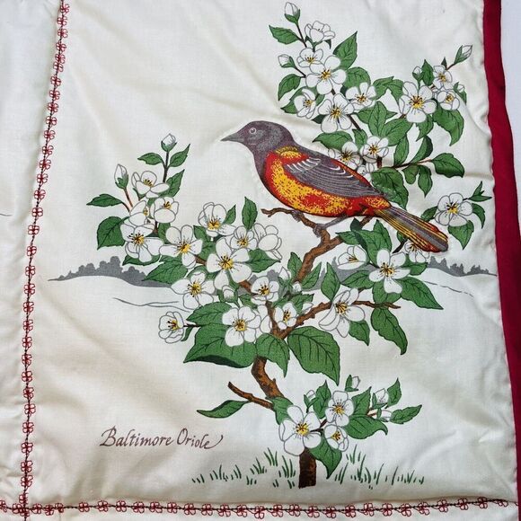 Handmade American Song Birds Wall Hanging 24.5x41 Mockingbird Chickadee Robin - Picture 10 of 13